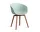 AAC 22 Chair Walnut Veneer, dusty mint