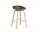 AAS 32 Bar Stool Low Oak Veneer, raisin