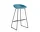 AAS 38 Bar Stool High Black Steel, azure blue