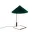 Matin 300 Table Lamp, polished brass / green