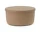 Hide Storage Pouf Large, sand