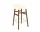 Form Bar Chair 65 cm Walnut, cream