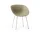 Mat Armchair Steel, seaweed / cream
