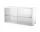 Display Cabinet with Sliding Doors, white