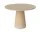 Piro Dining Table Ø125 cm, white pigmented oiled oak