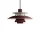 PH 5 Mini Pendant Lamp, monochrome burgundy
