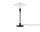PH 3/2 Table Lamp, black metallised