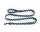 Dogs Leash Flat M/L, blue/black check