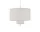 Margin Pendant Lamp Ø50, white canvas