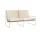 Desert 2-Seater, cashmere / off-white