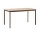 Drip HW115 Dining Table, bronzed/lacquered oak