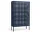 Perforated Cabinet Floor Large, steel blue