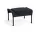 O2 Ottoman, black textile