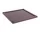 Colour Crate Lid Plastic Large Square, bordeaux