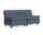 Amanta 2-Seater Sofa, Turf blue grey