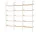 Rombe Configuration F, alabaster/lacquered oak