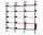 Rombe Configuration H, anthracite/lacquered walnut