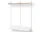 Wardrobe Shelf 2, oak/white