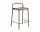 Linear Steel Counter Stool, taupe