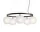 Rime Chandelier, black