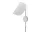 Wing Wall Lamp, polished aluminium