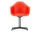 Eames Plastic Armchair DAL, poppy red