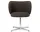 Rico Dining Chair Swivel, Hallingdal dark grey brown