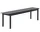 Linear Steel Bench 170 cm, black