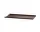 String Metal Shelf Low Edge 58 x 30, dark brown