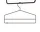 String Coat-hangers Set of 4, dark brown