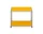 USM Haller Side Table M22, golden yellow