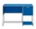 USM Haller Home Office Desk B21, gentian blue