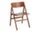 Backflip Chair, bronze lacquered beech