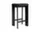 Chisel 30 Bar Stool H65, black lacquered oak / Steelcut Trio 383