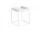 Tray Table 30x30, white