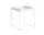 Tray Table 40x40, white