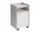 Folded Trolley Low Drawer, grey