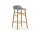 Form Bar Chair 65 cm Oak, grey