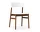 Herit Chair Smoked Oak, white