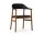Herit Armchair Smoked Oak, black