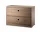 String Chest of Drawers 58 x 30, walnut