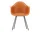 Eames Plastic Armchair DAX, rusty orange