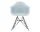 Eames Plastic Armchair DAR, ice grey
