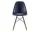 Eames Fiberglass Side Chair DSW, navy blue/dark maple