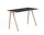 Copenhague CPH 90 Table, water-based lacquered oak/black linoleum
