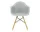 Eames Plastic Armchair DAW, light grey