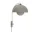 Flowerpot VP8 Wall Lamp, grey beige