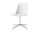 Rely HW11 Chair, polished aluminium/white