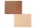 Table Mat Square Double L, brown / sand