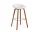 AAS 32 Bar Stool High Walnut Veneer, white